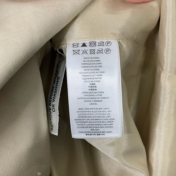 Micheal Kors NWT Khakis Trench coat dress double breast Sz Medium - Picture 8 of 8